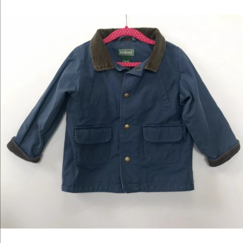 LL Bean Canvas Chore Coat 4T